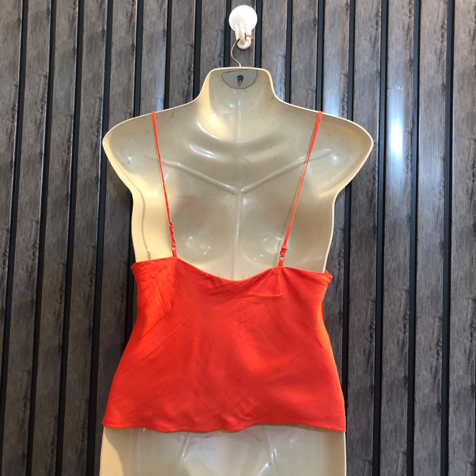 Chest small  Length 19  Fabric silk Women's Casual Crop Top