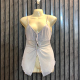 Chest 18  Length 22  Fabric net Women's New Crop Top
