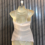Chest 18  Length 22  Fabric net Women's New Crop Top
