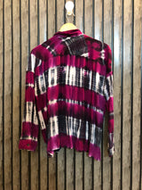 Chest small  baggy style  Length 21  Fabric linen Women's Full Sleeve Top