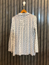 Chest 19  Length 26  Fabric linen Women's Stylish Full Sleeve Top