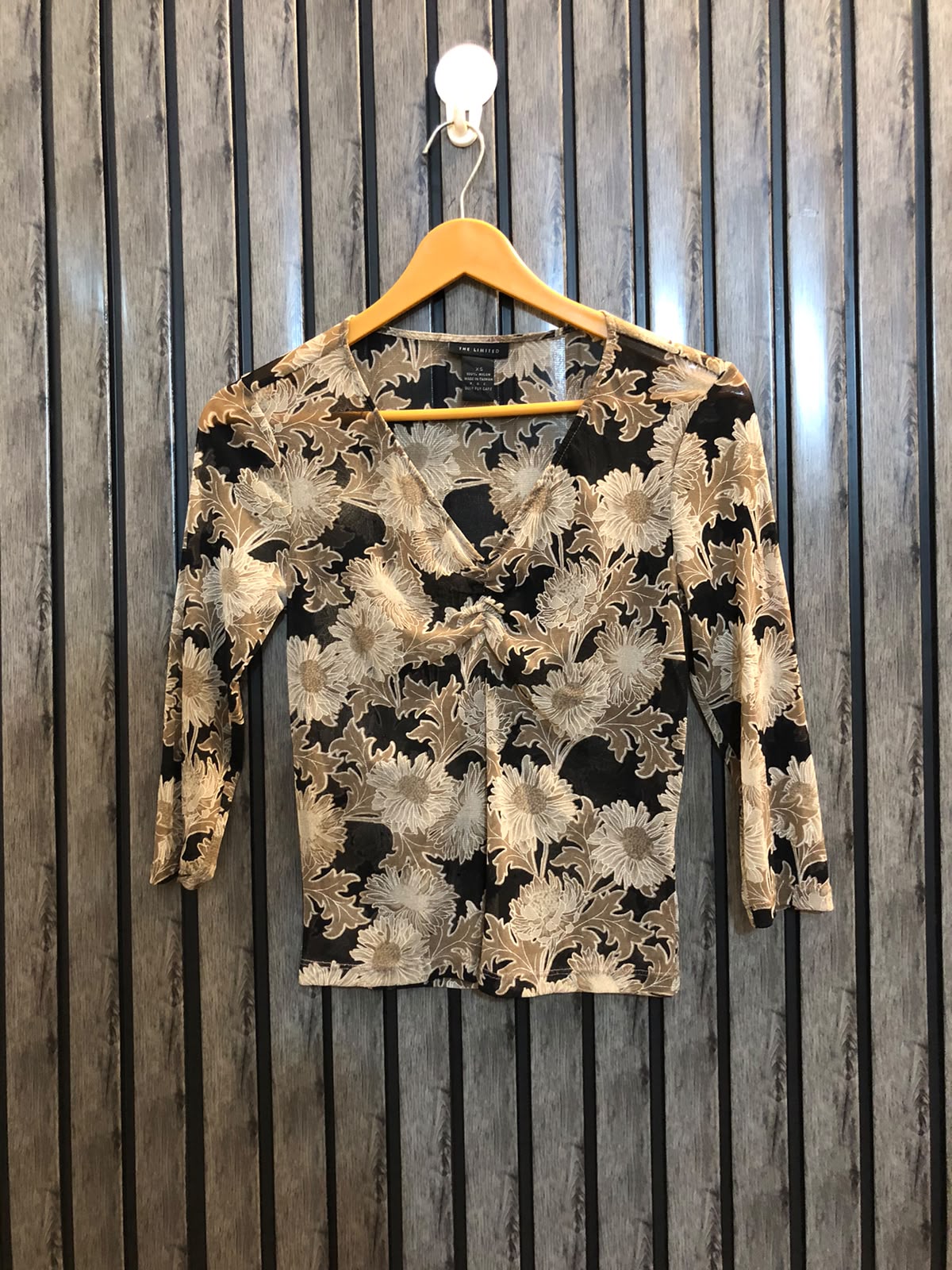 Chest 16  Length 18  Fabric net Western Women's Full Sleeve Top