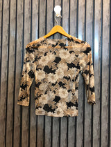 Chest 16  Length 18  Fabric net Western Women's Full Sleeve Top