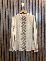 Chest 19  Length 25  Fabric linen Premium Western Women's Full Sleeve Top