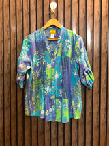 Chest 18  Length 25  Fabric cotton silk Women's Daily Full Sleeve Top