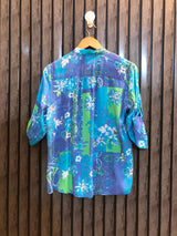 Chest 18  Length 25  Fabric cotton silk Women's Daily Full Sleeve Top