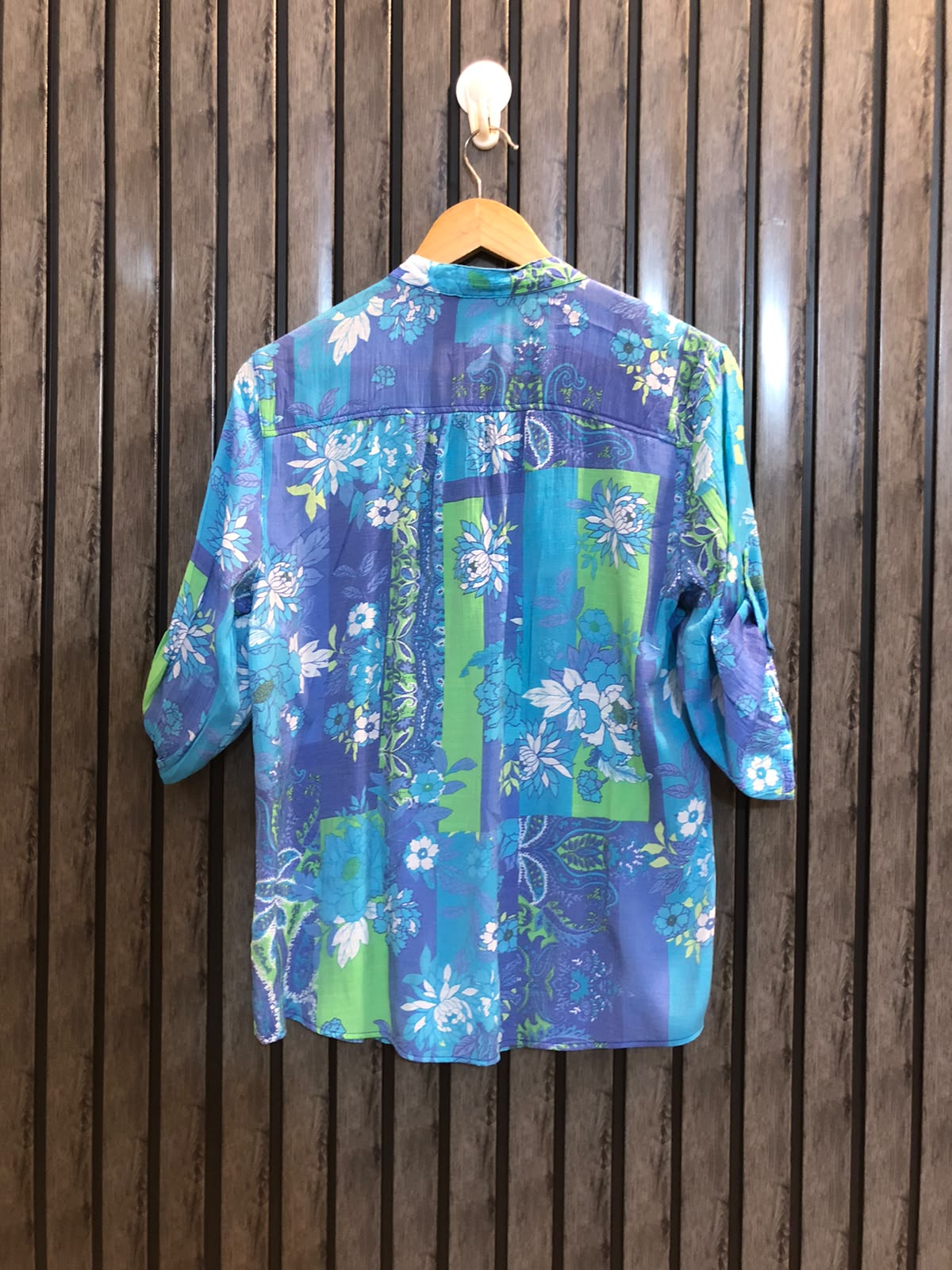 Chest 18  Length 25  Fabric cotton silk Women's Daily Full Sleeve Top