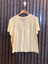 Chest 21  Length 22 Women's Street Style T-Shirt