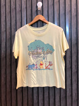 Chest 21  Length 22 Women's Street Style T-Shirt