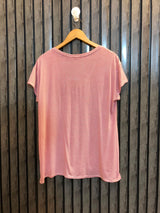 Chest 21  Length 25 Women's New Arrival T-Shirt