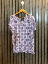 Chest 20  Length 25 Women's Daily Style Tee
