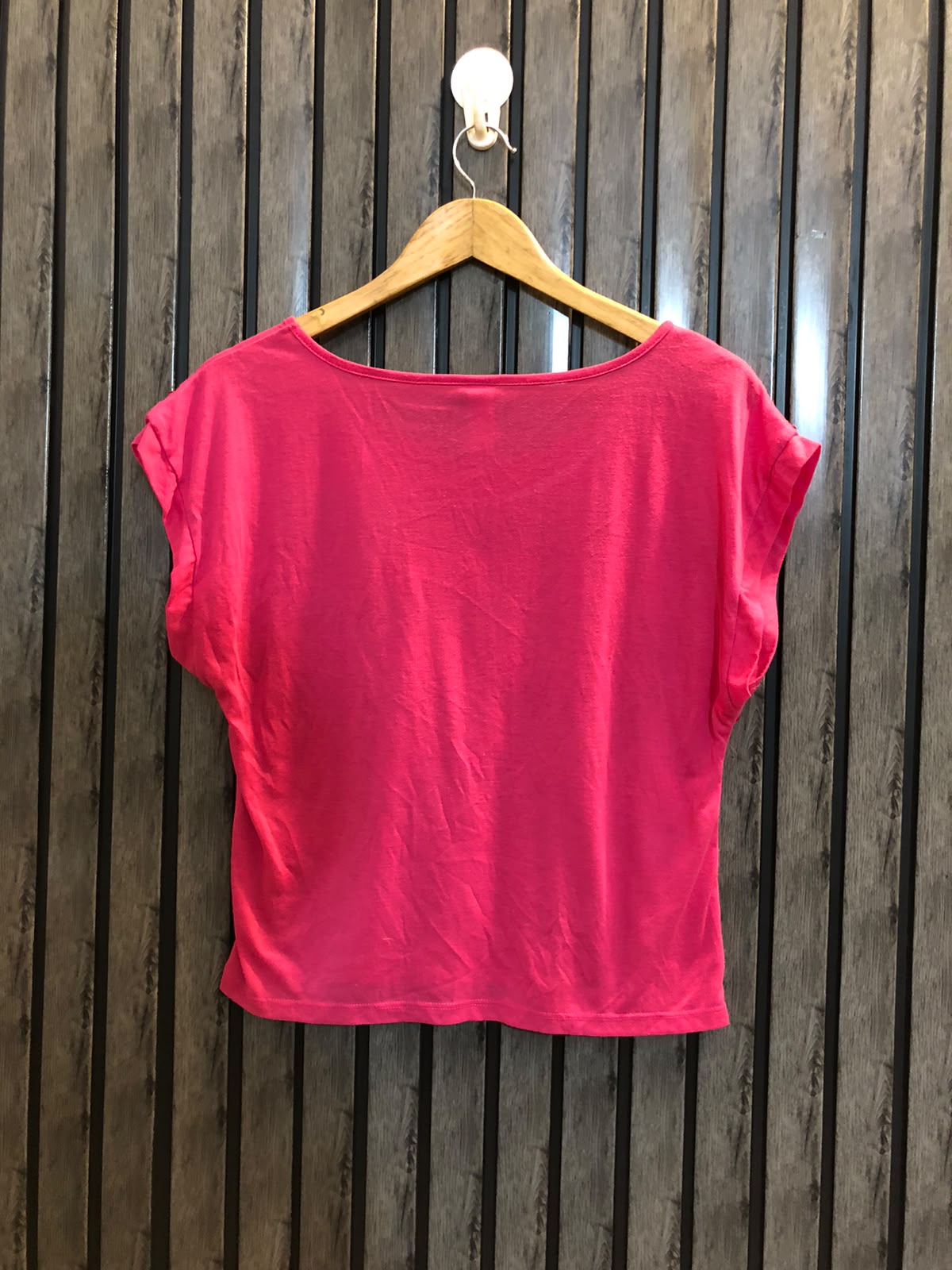 Chest 19  Length 19 Women's Essential Casual T-Shirt
