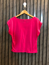 Chest 19  Length 19 Women's Essential Casual T-Shirt