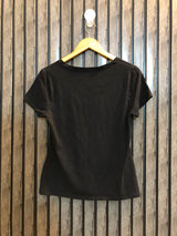 Chest 18  Length 20 Women's Casual Fashion T-Shirt