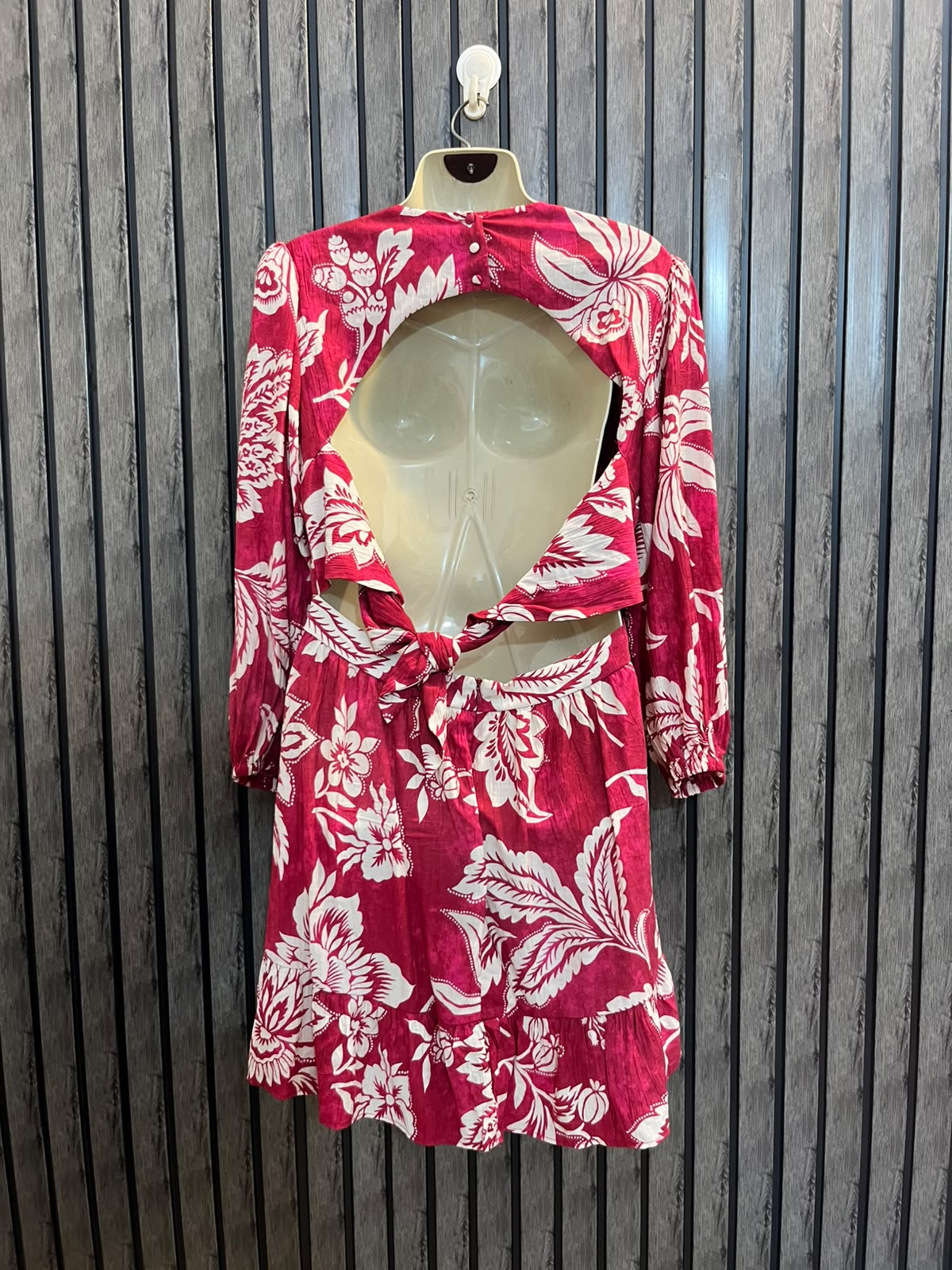 Chest 20  Length 33  Fabric cotton silk Latest Women's Western Mini Dresses
