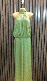Chest 17  Length 57  Fabric silk Stylish Long Maxi Dresses for Modern Women