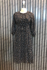 Chest 16  Length 41  Fabric chiffon Modern Western Fashion Maxi Dresses