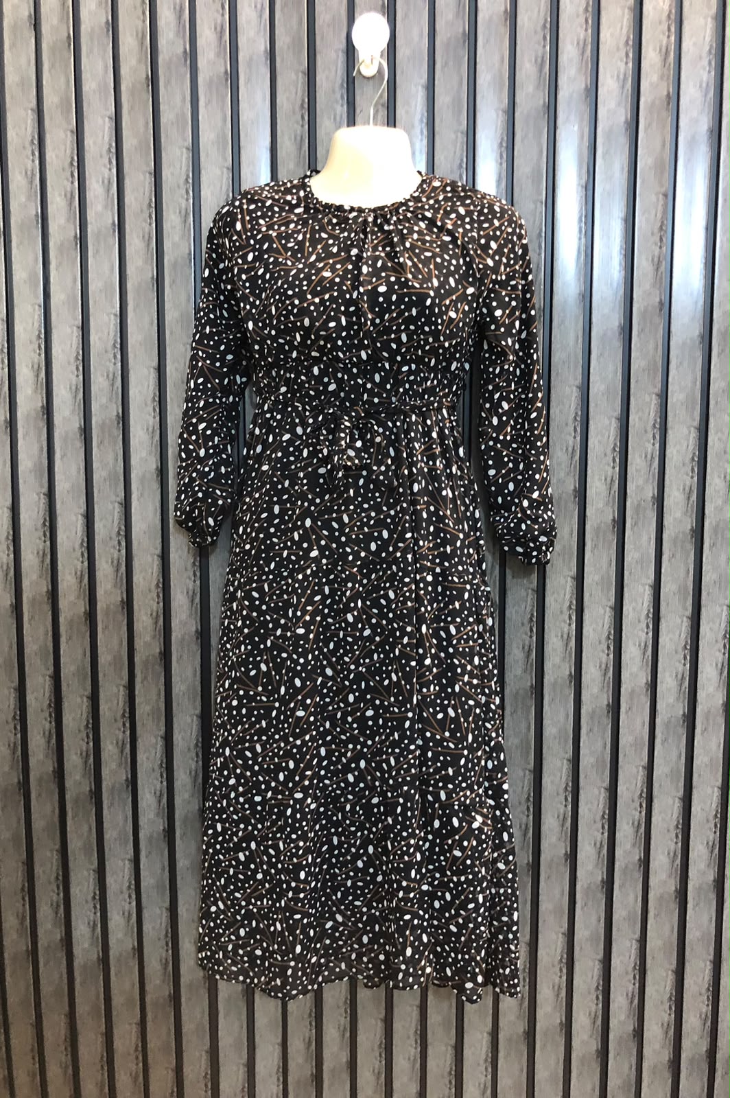 Chest 16  Length 41  Fabric chiffon Modern Western Fashion Maxi Dresses