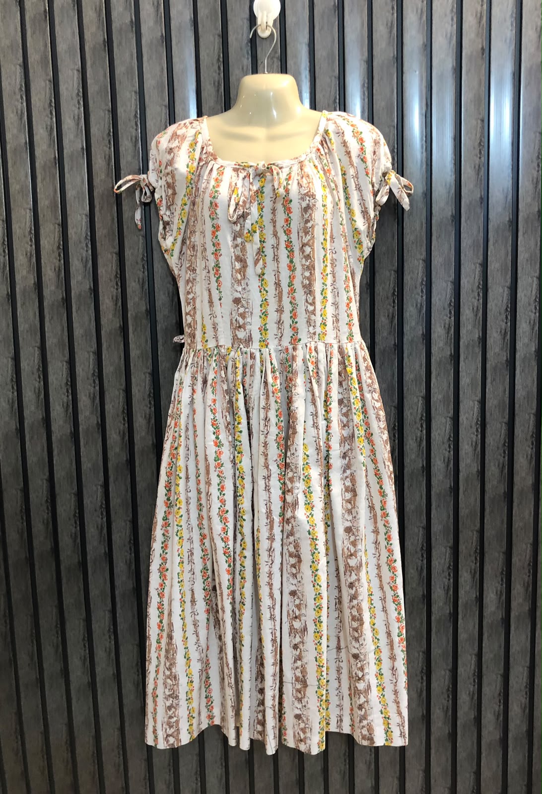 Chest 20  Length 43  Fabric cotton silk Designer Maxi Dresses