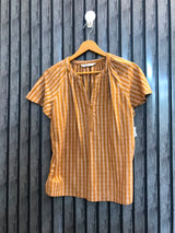 Chest 19  Length 23  Fabric Cotton Premium Women's Half Sleeves Top