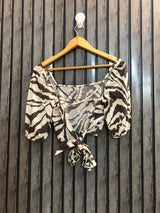 Chest Small  Length 10  Fabric Cotton Premium Women's Crop Top