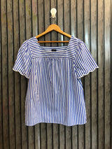 Chest 21  Length 26  Fabric Cotton Women's Designer Half Sleeves Top