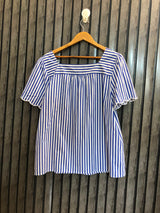 Chest 21  Length 26  Fabric Cotton Women's Designer Half Sleeves Top