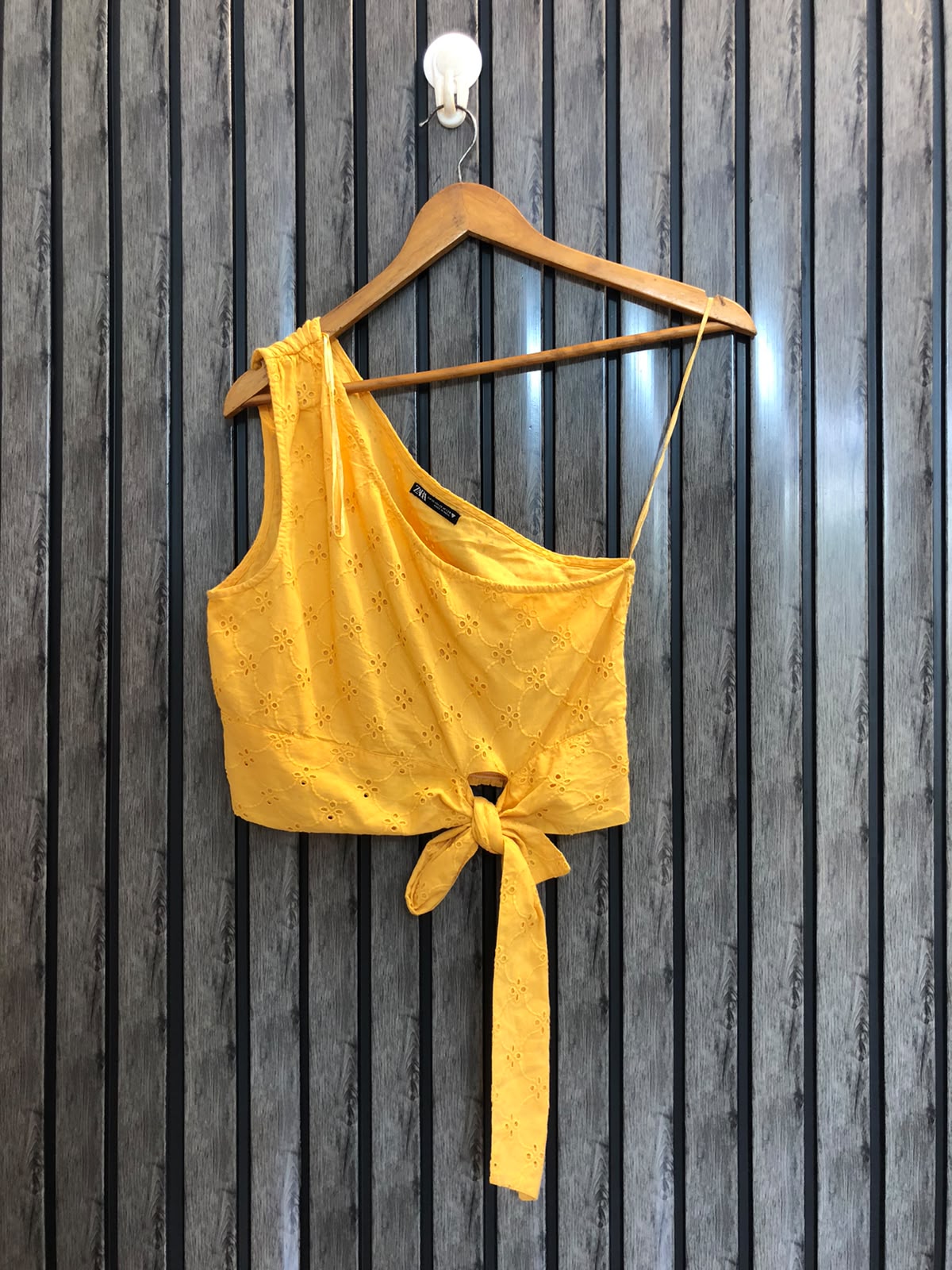 Chest 16  Length 14  Fabric Cotton Branded Women's Crop Top