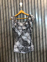 Chest 21  Length 20  Fabric Silk Jersey Women's Latest Half Sleeves Top