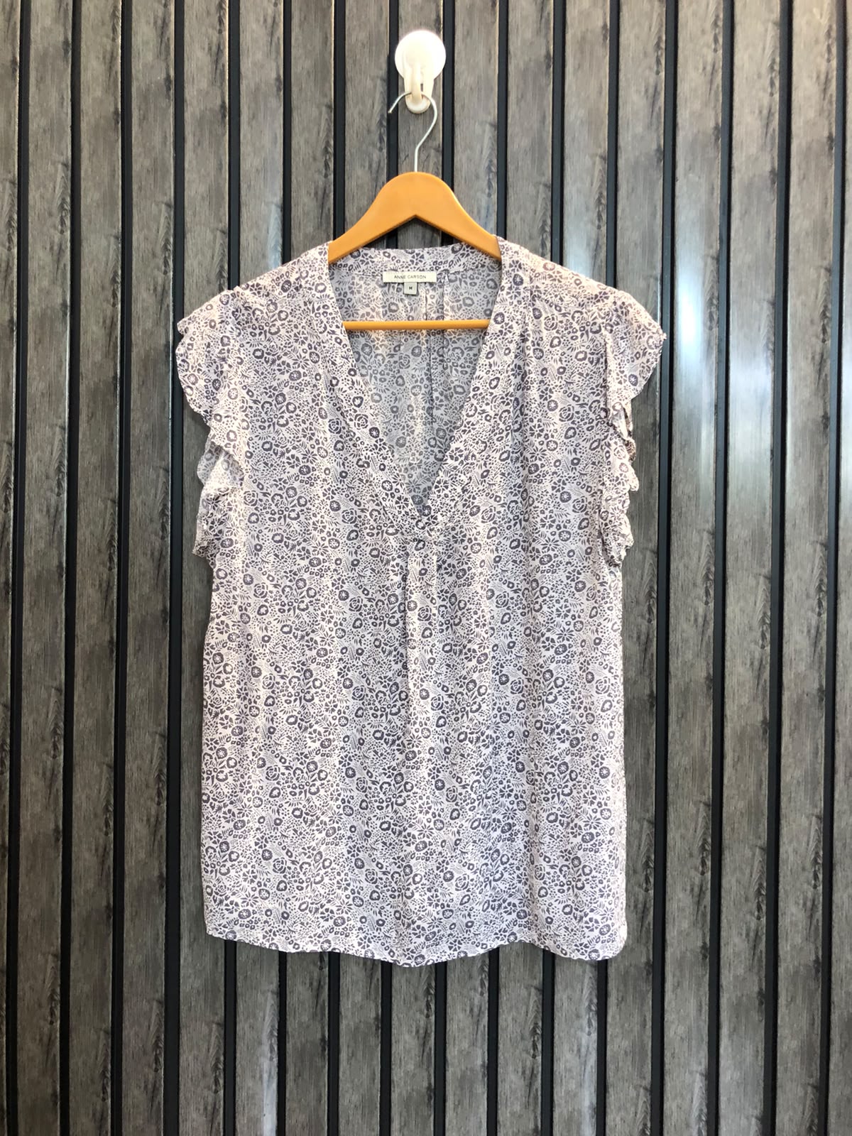 Chest 20  Length 23  Fabric Linen Women's New Arrival Half Sleeves Top