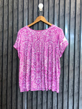 Chest 22  Length 23  Fabric Cotton Women's Classic Half Sleeves Top