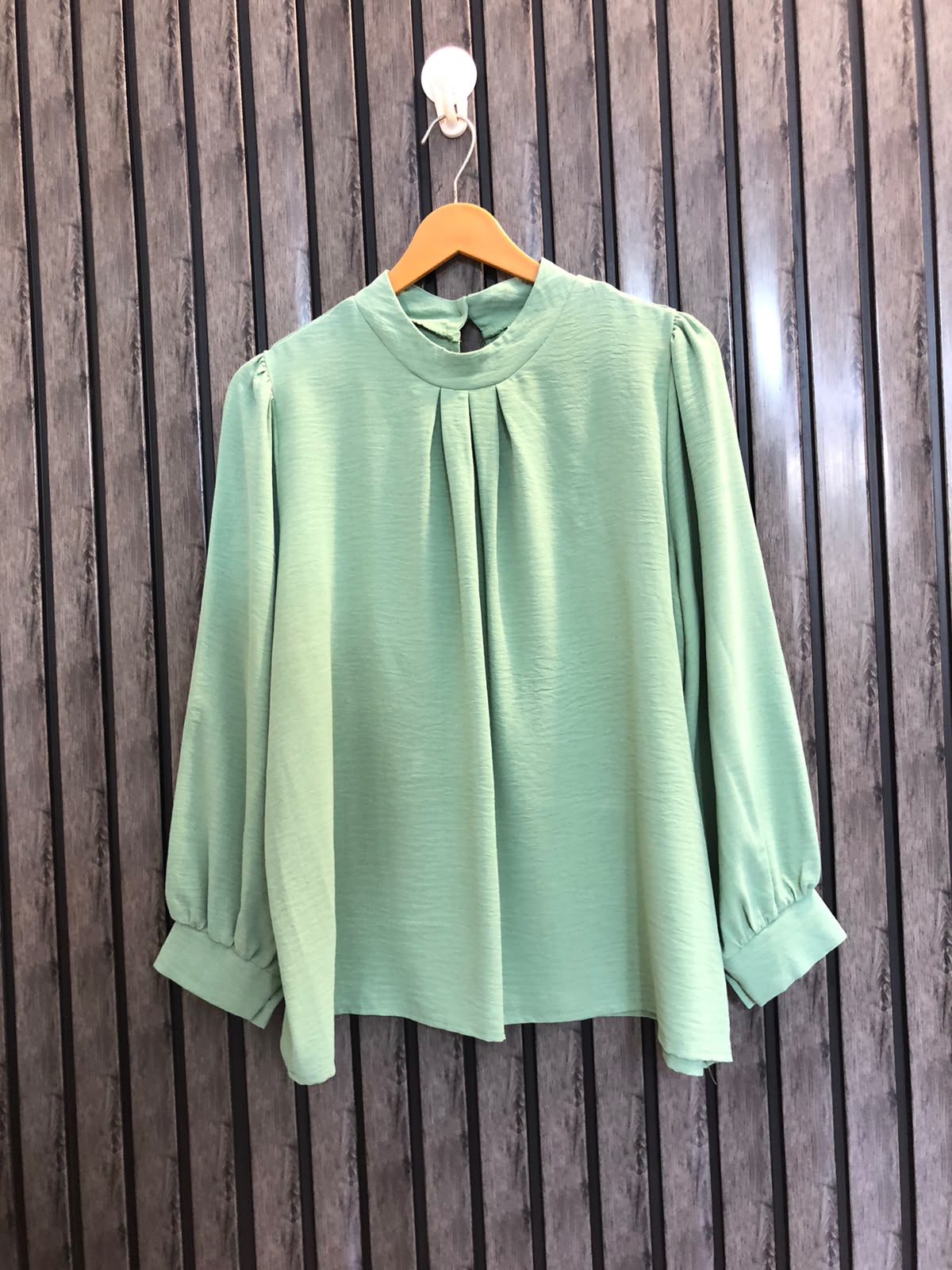 Chest 20  Lenght 23  Fabric silk Western Branded Women's Full Sleeve Tops