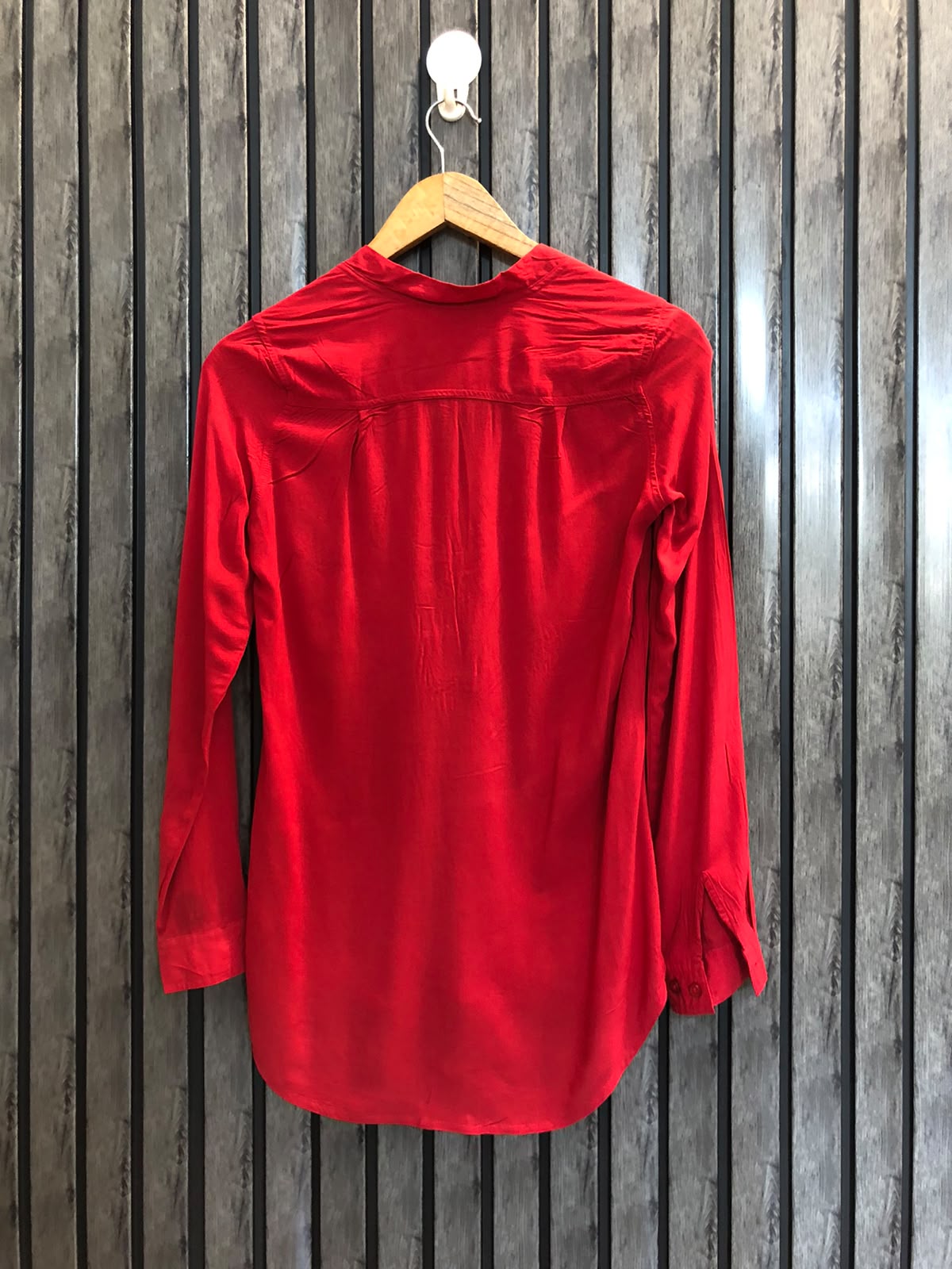 Chest 16  Lenght 26 TO 27  Fabric Linen Casual Western Full Sleeve Tops for Women