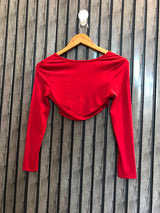Chest 17  Lenght 9  Fabric silk jersey Elegant Women's Full Sleeve Tops Collection