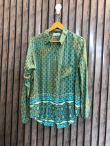 Chest 20  Lenght 26  Fabric linen Women's Long Sleeve Western Fashion Tops