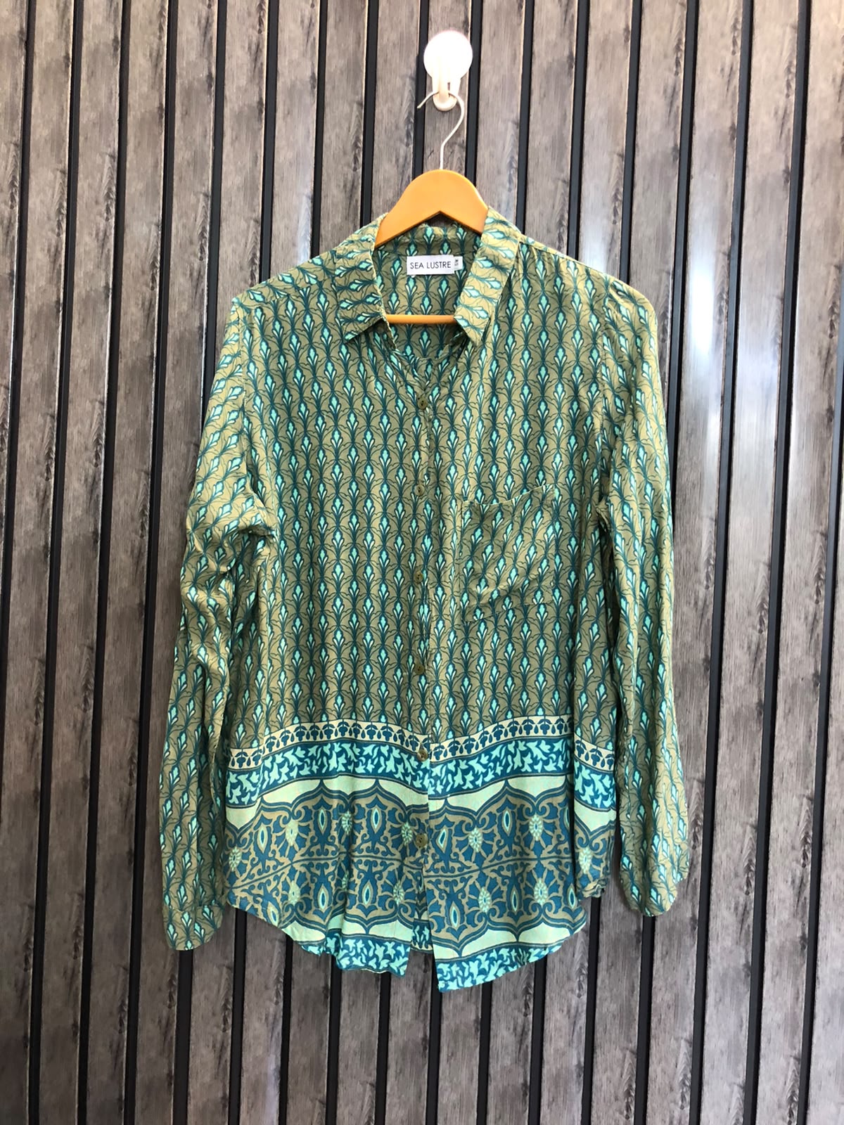 Chest 20  Lenght 26  Fabric linen Women's Long Sleeve Western Fashion Tops