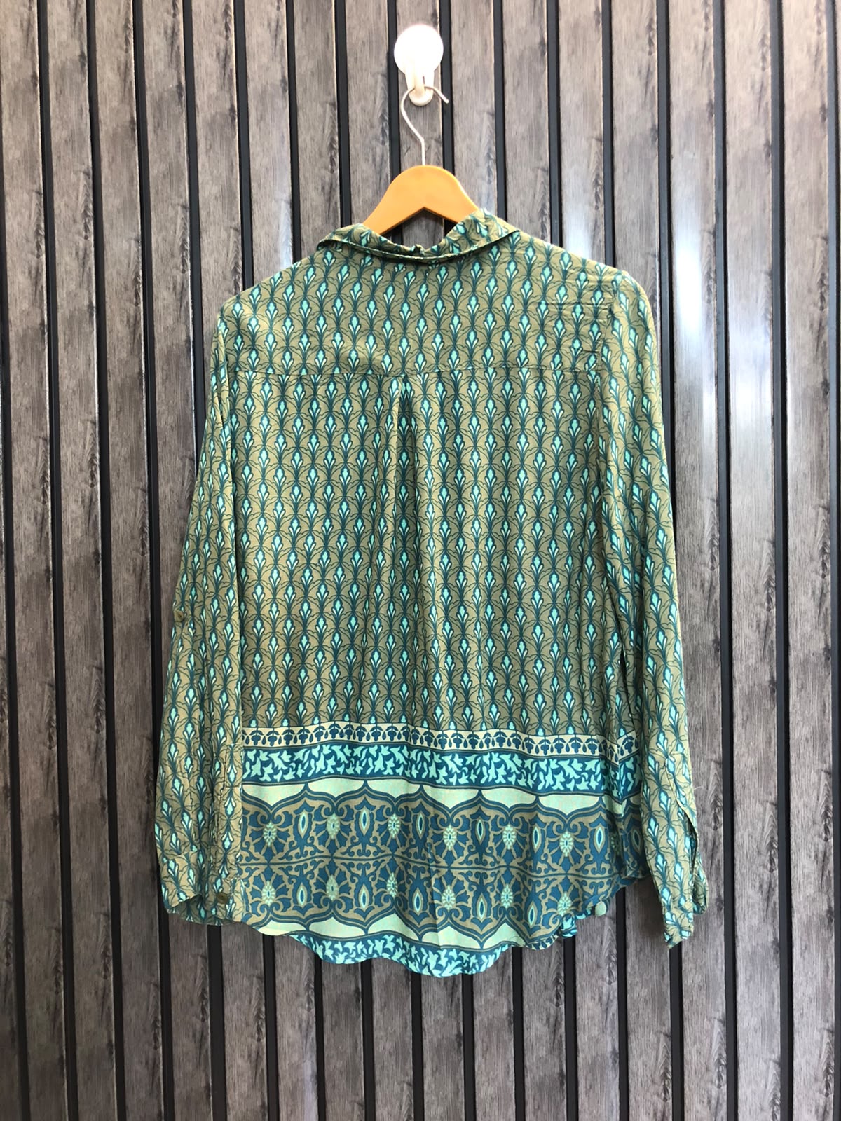 Chest 20  Lenght 26  Fabric linen Women's Long Sleeve Western Fashion Tops