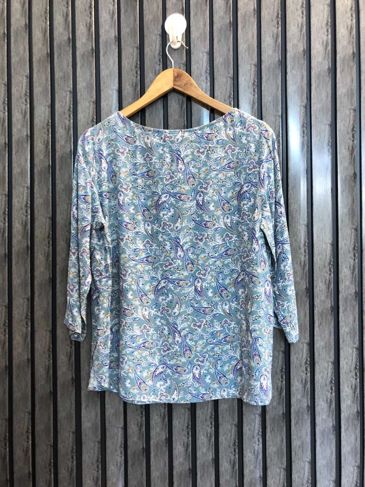 Chest 18  Lenght 23  Fabric chiffon Classic Women's Full Sleeve Tops