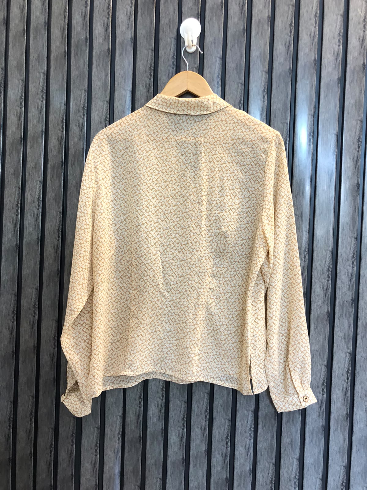 Chest 19  Lenght 22  Fabric chiffon Women's Slim Fit Full Sleeve Tops