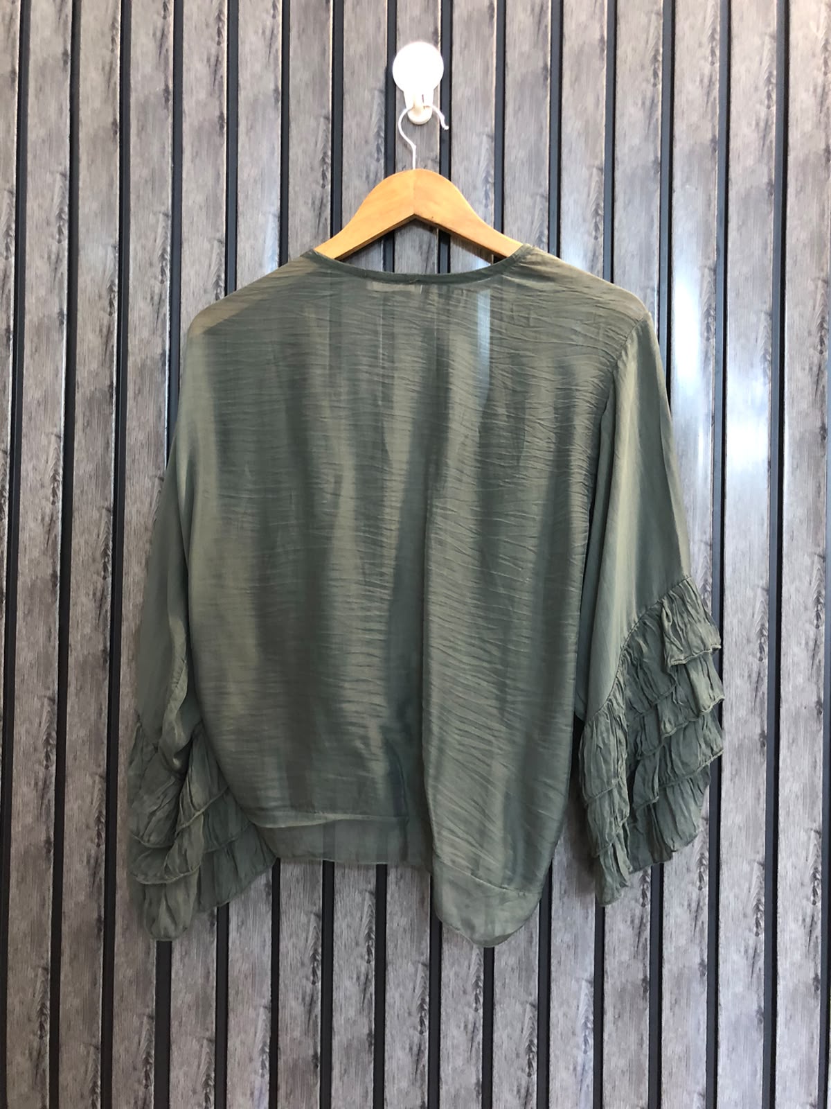 Chest small  Lenght 20  Fabric silk Full Sleeve Tops for Women