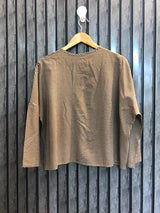 Chest medium  baggy style  Lenght 20  Fabric cotton silk Comfortable Full Sleeve Tops for Women
