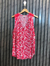 Chest 24  Length 28  Fabric Rayon Wetern Sleeveless Top