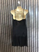 Chest 19  Length 30  Fabric silk Western Mini Dresses