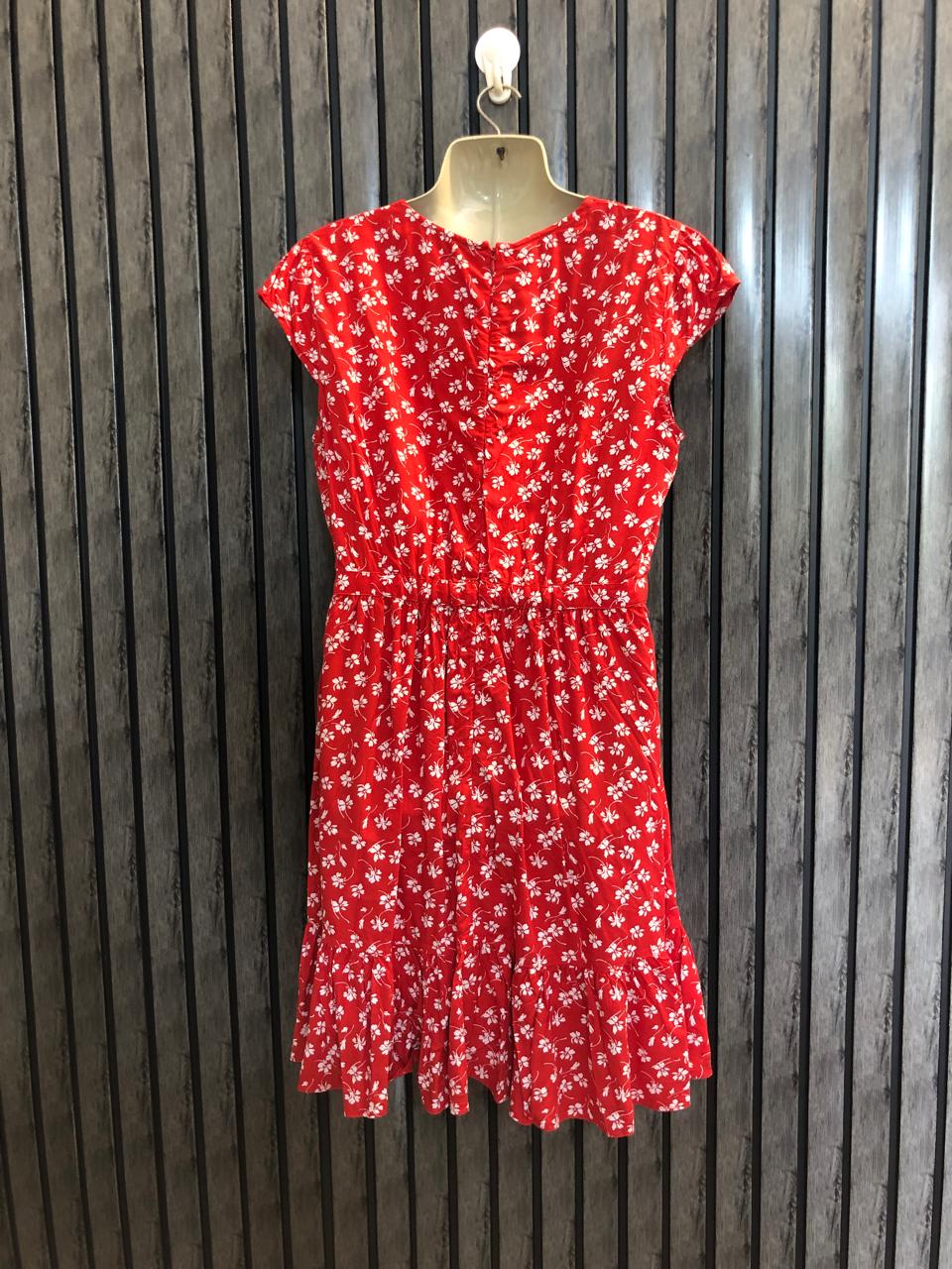 Chest 20  Length 32  Fabric linen Premium Mini Dresses