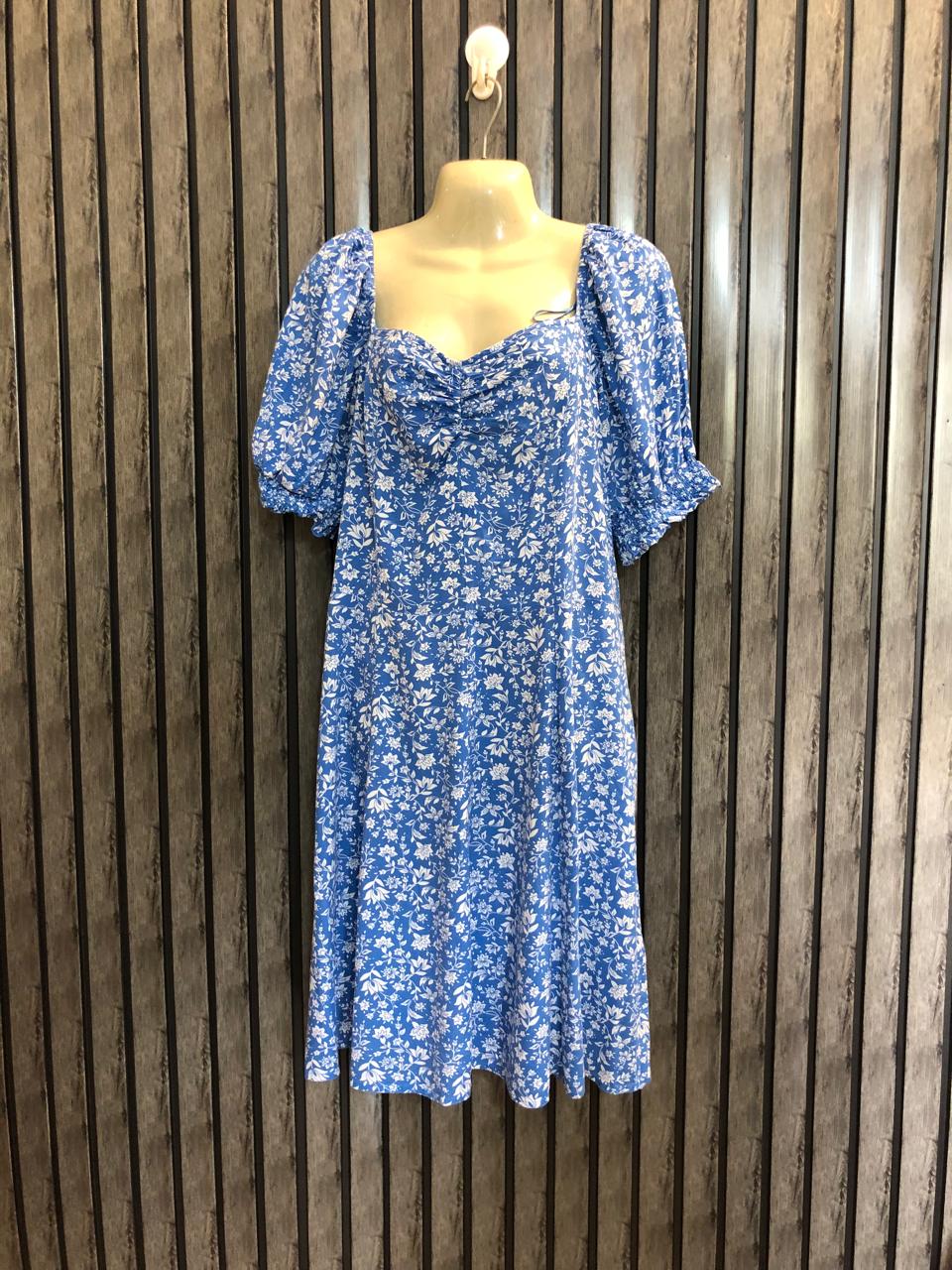 Chest 21  Length 35  Fabric linen Branded Mini Dresses