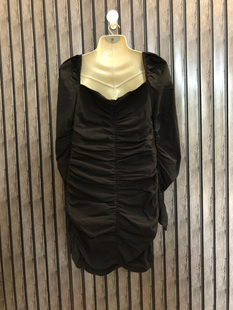 Chest medium  Length 28  Fabric cotton silk Women's Western Mini Dress Collection