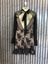 Chest 19  Length 33  Fabric net Women's Premium Mini Dress Collection
