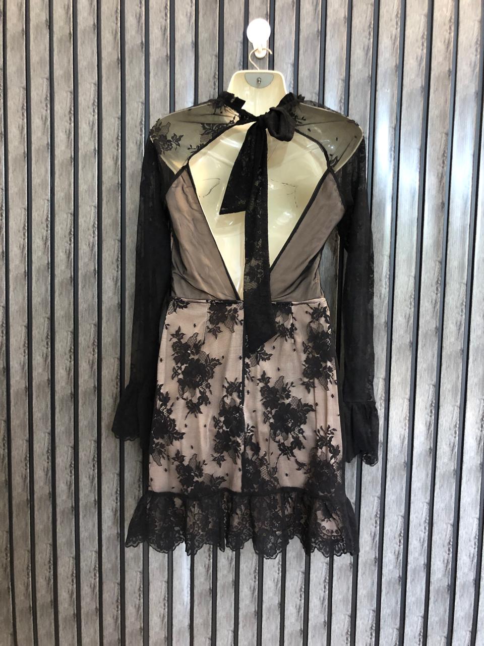 Chest 19  Length 33  Fabric net Women's Premium Mini Dress Collection