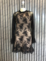 Chest 19  Length 33  Fabric net Women's Premium Mini Dress Collection