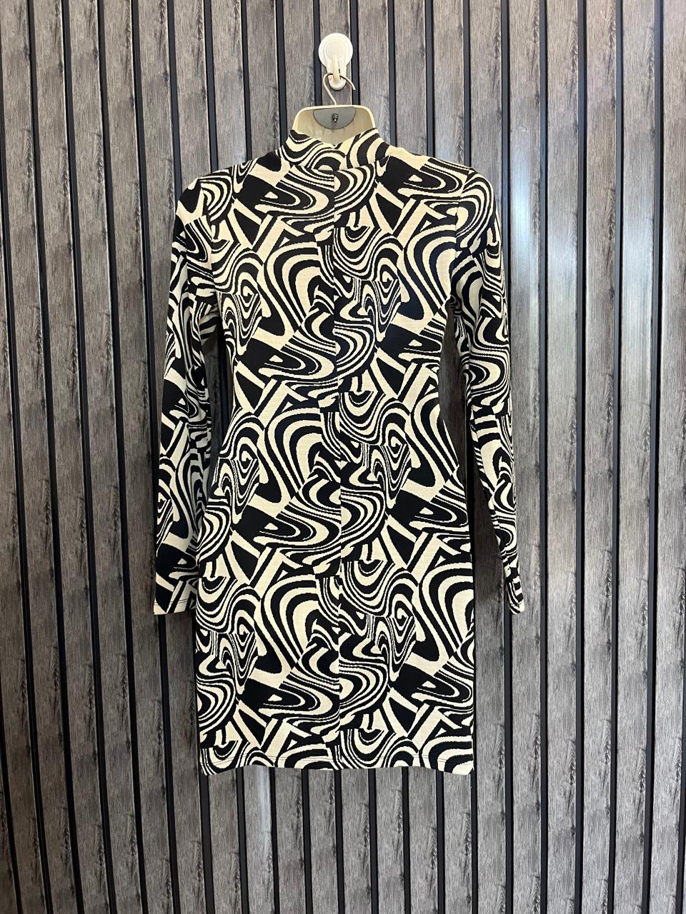 Chest 19  Length 30  Fabric silk jersey Western Mini Dresses for Modern Women